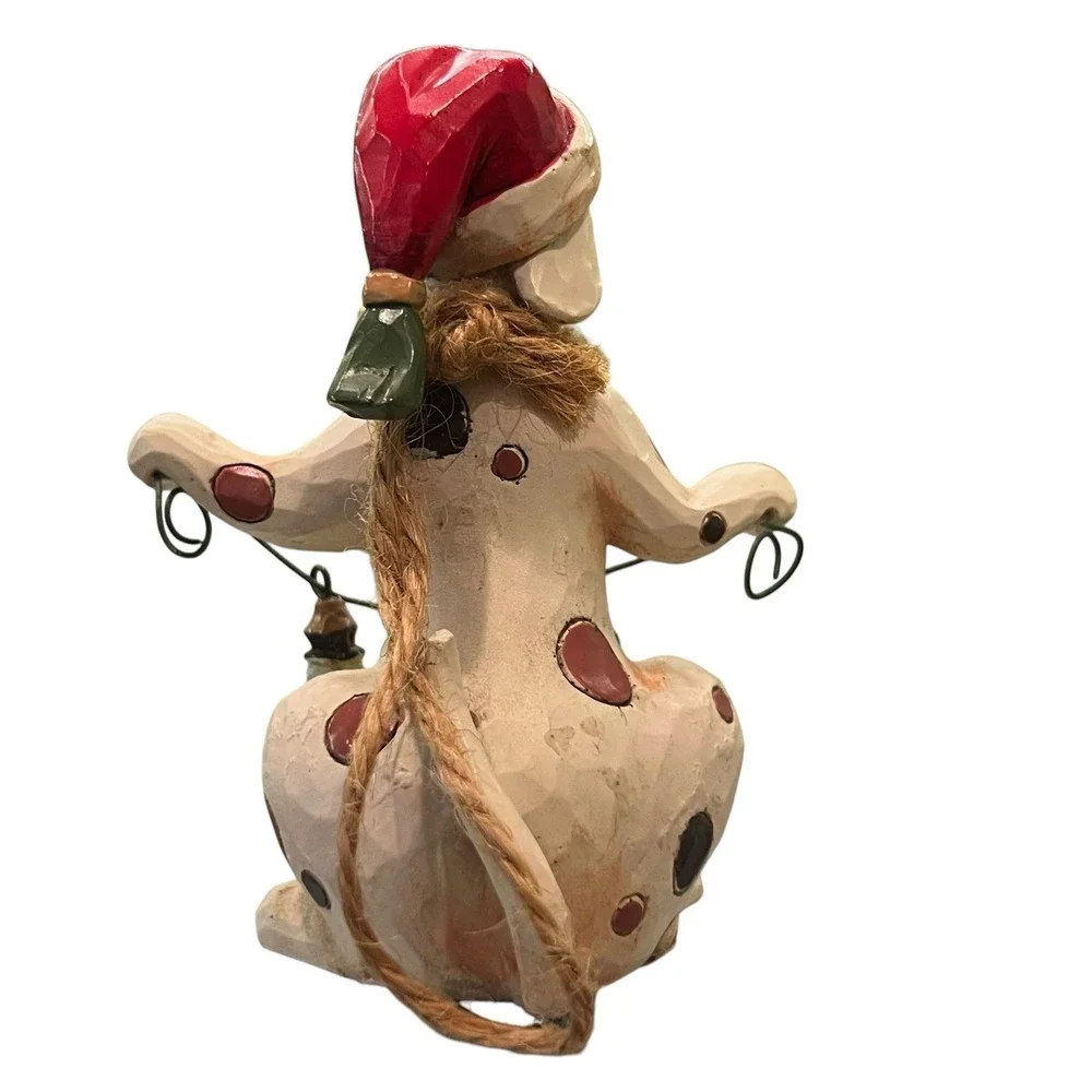 Jim Shore White Dog Christmas Ornament Handmade Heartwood Creek Collection